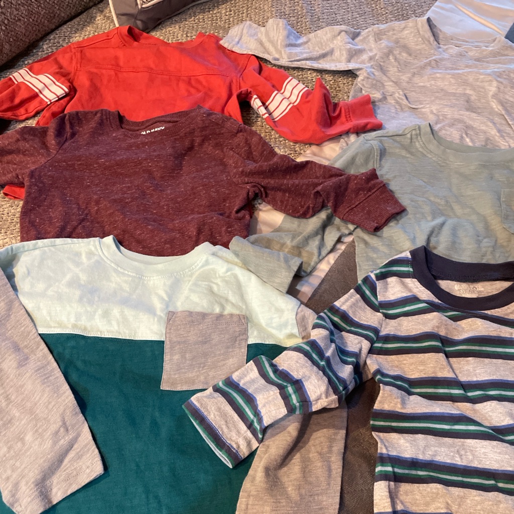 Colorful Toddlers' Long Sleeve Shirt Set